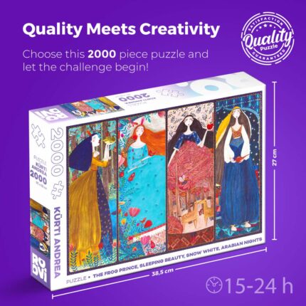 Puzzle 2000 pièces - Ks Games - Le port de Pontcheffs - Adulte - 96 x 68 cm