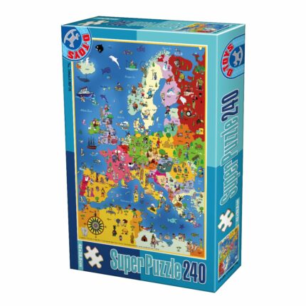 Super Puzzle - Hărți - 240 Piese - 1-0