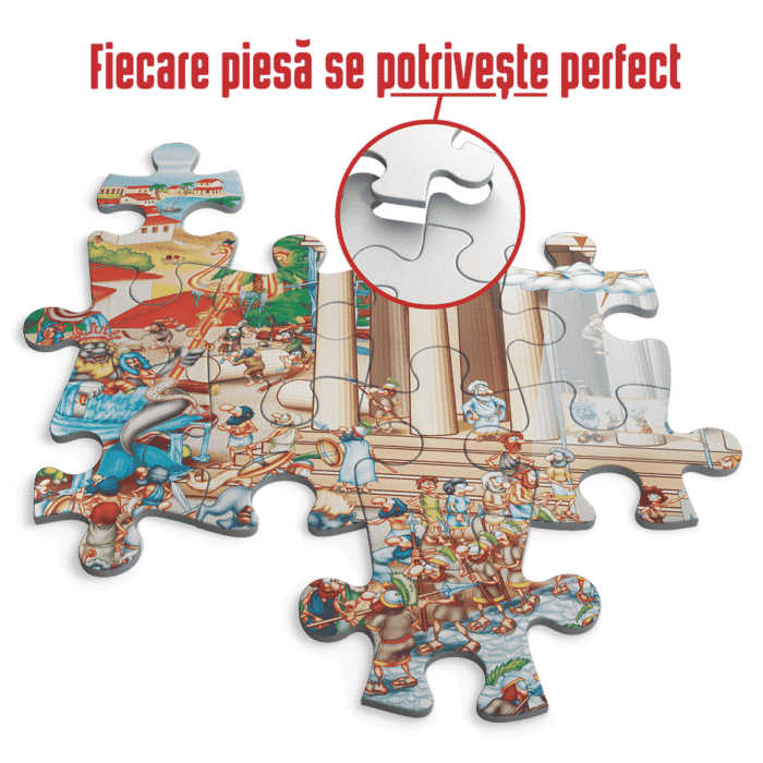 Puzzle adulți 1000 piese Cartoon Collection - Acropolis -34597