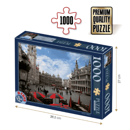 Puzzle adulți 1000 piese Locuri Celebre - Bruxelles -0