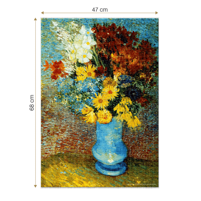 Puzzle adulți Vincent van Gogh - Flowers in a Blue Vase - 1000 Piese-34244