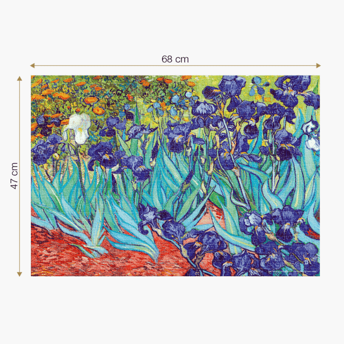 Puzzle adulți Vincent van Gogh - Irises/Iriși - 1000 Piese-34258