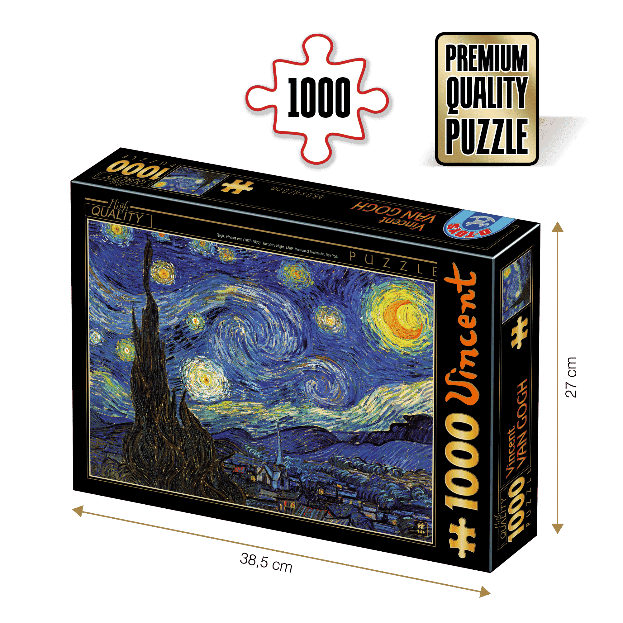 Adult Puzzle Vincent Van Gogh The Starry Night 1000 Pieces 7478