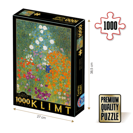 Puzzle adulti 1000 piese Gustav Klimt - Farm Garden-0