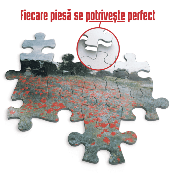 Puzzle adulti 1000 piese Claude Monet - Poppies/Maci-34603