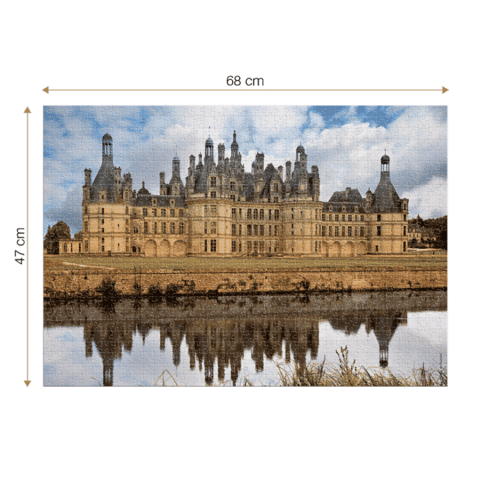 Puzzle adulți 1000 piese Castele Franceze - Castel Chambord-35306