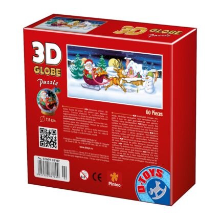 Puzzle Special Globe - Crăciun - 60 Piese - 2-25104