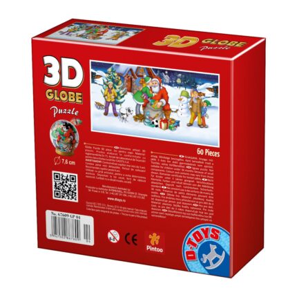 Puzzle Special Globe - Crăciun - 60 Piese - 4-25108