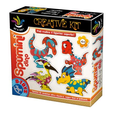 Joc Creativ - Spumini Dino - Spumă de Modelat-0