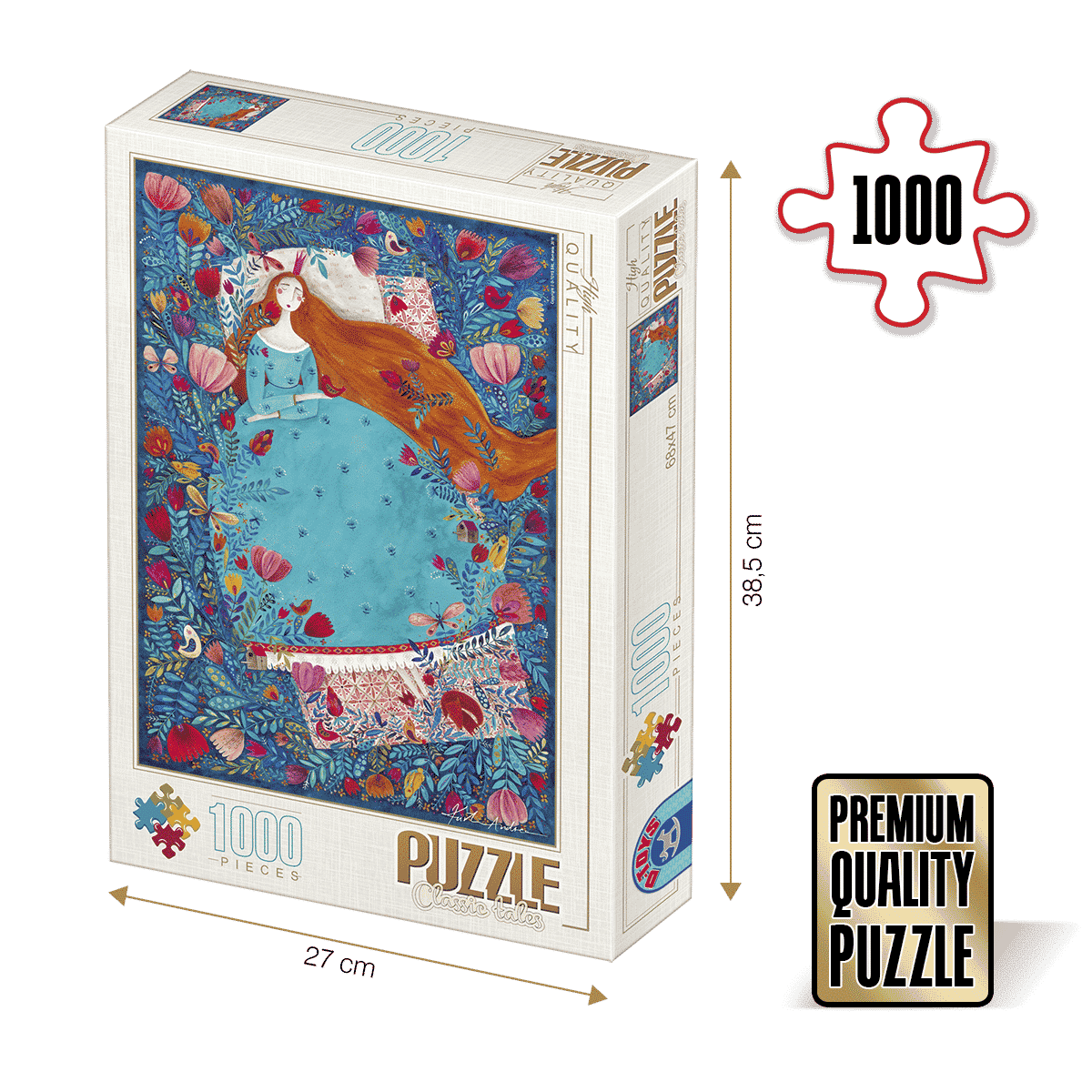 Puzzle adulte 1000 pièces Kürti Andrea - La Belle au bois dormant