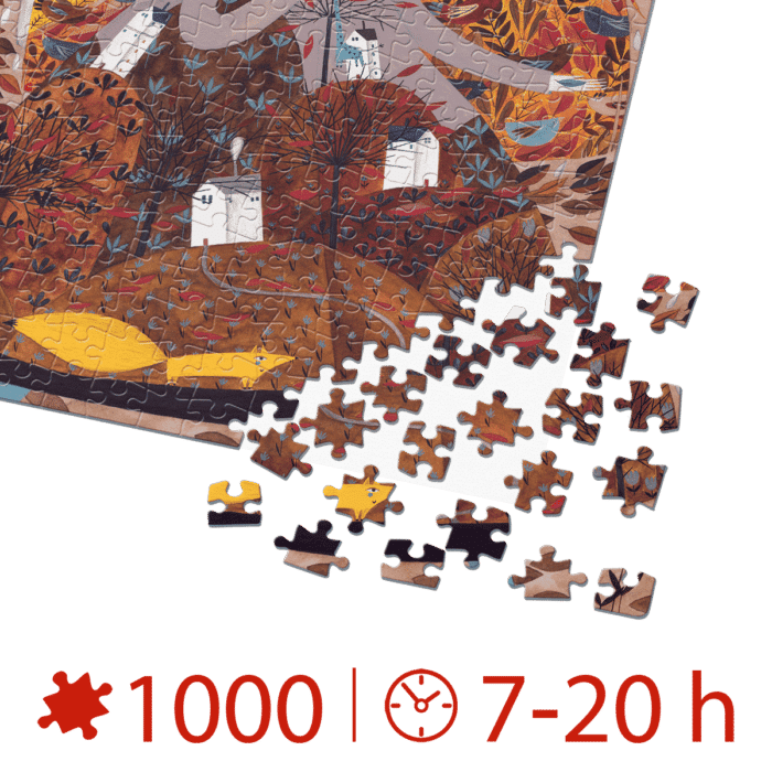 Puzzle adulți 1000 Piese Kürti Andrea - Anotimpuri - Toamna -35021