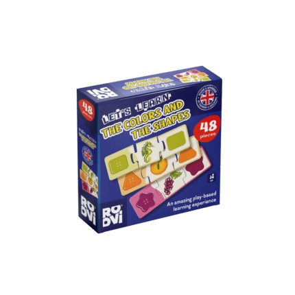 Colours and shapes learning puzzle for kids