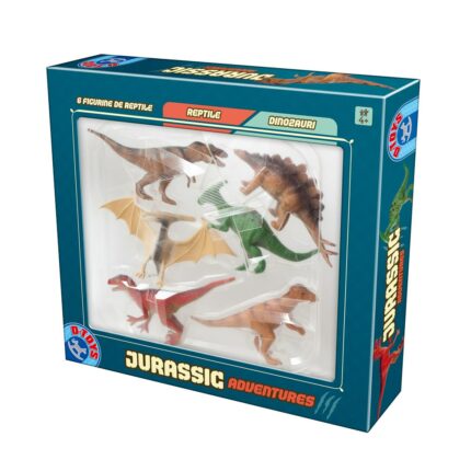 Joc Jurassic Adventures - 6 Figurine Dinozauri-0