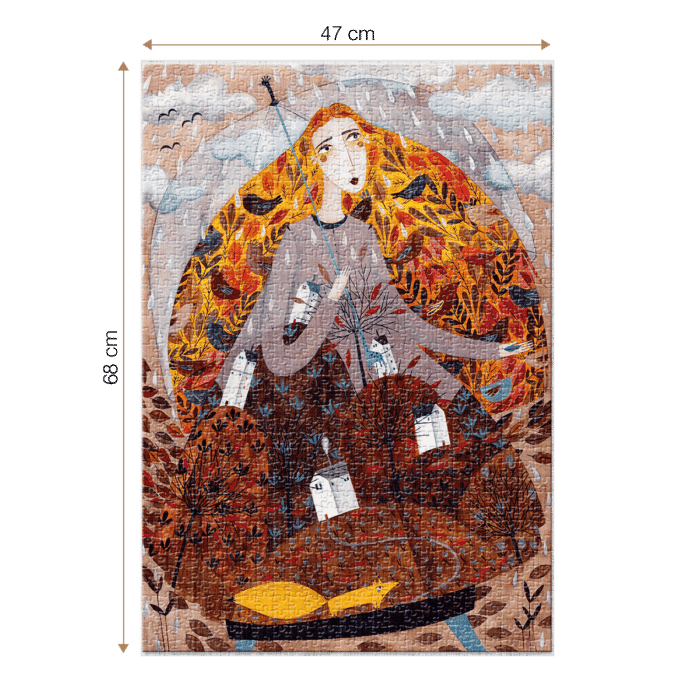 Puzzle adulți 1000 Piese Kürti Andrea - Anotimpuri - Toamna -35024