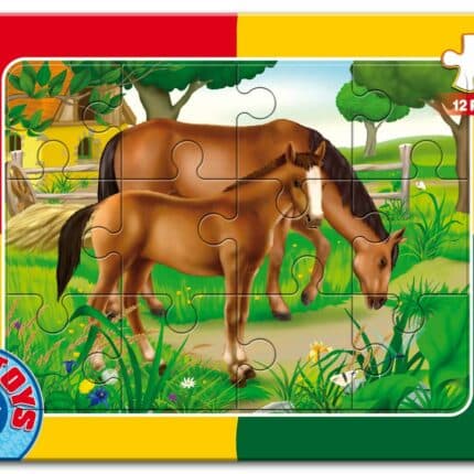 Puzzle - Animale - 12 Piese - 4-0