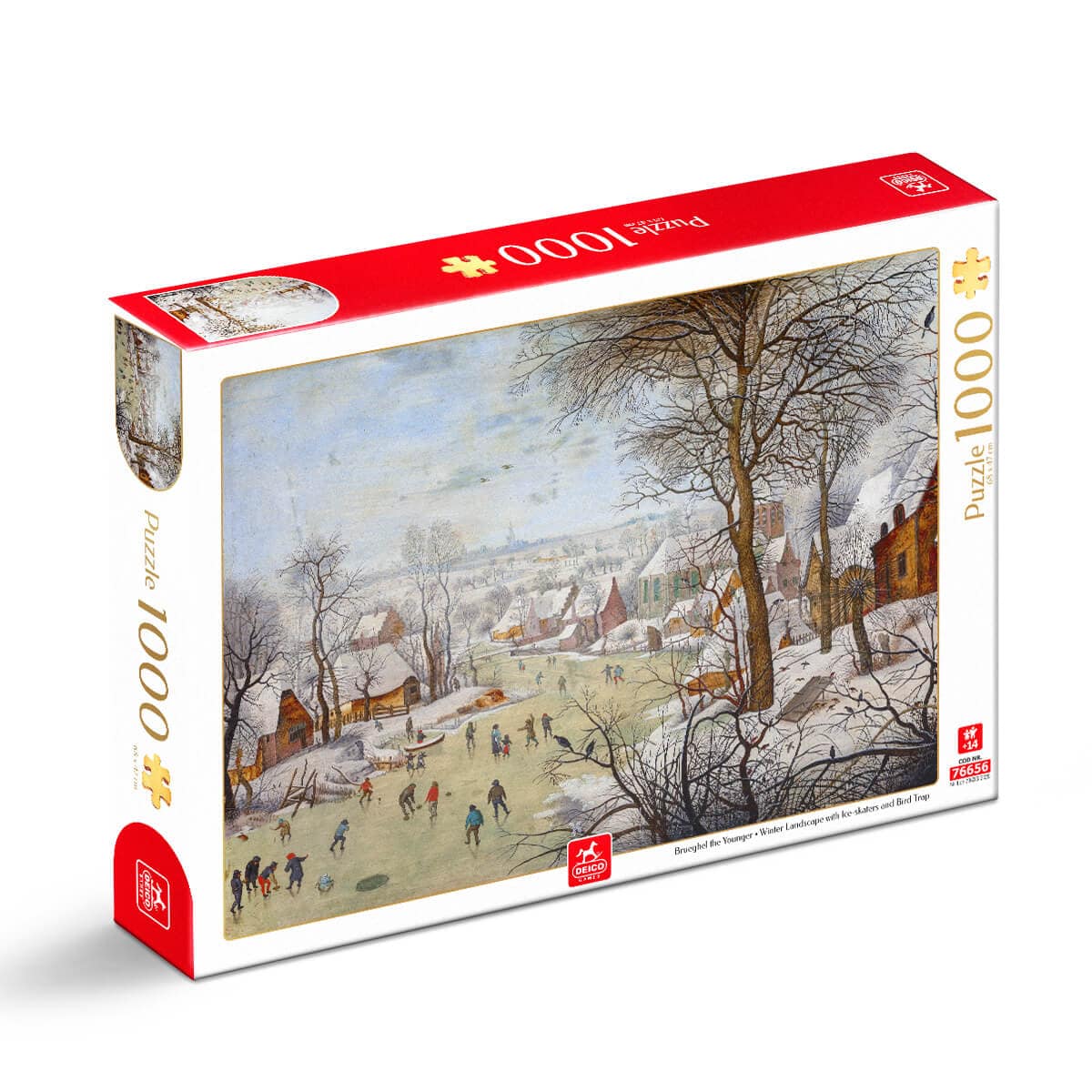 thumbnail image 2 of Pieter Brueghel, The Younger - Winter Landscape With Bird Trap Stock... 2 of 9